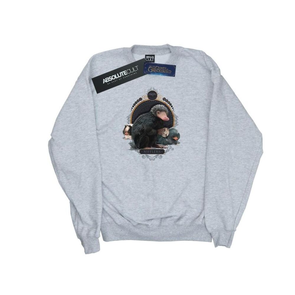 Fantastic Beasts Girls Baby Nifflers Sweatshirt / Sports Grey